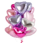 Букет из шаров Сердечный блюз